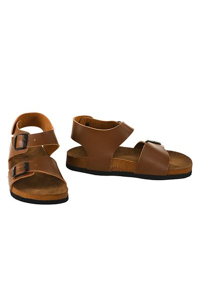 JustBow Unisex tan sandále