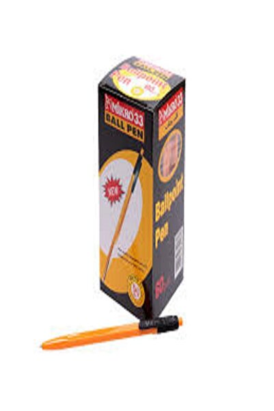 Mikro 33 Tükenmez Kalem 1 Mm Siyah 1 Adet