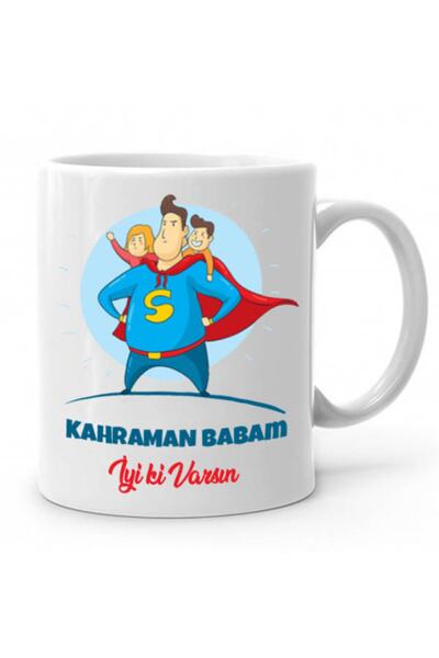 Hediye Panayırı Hero My Father Designed Mug