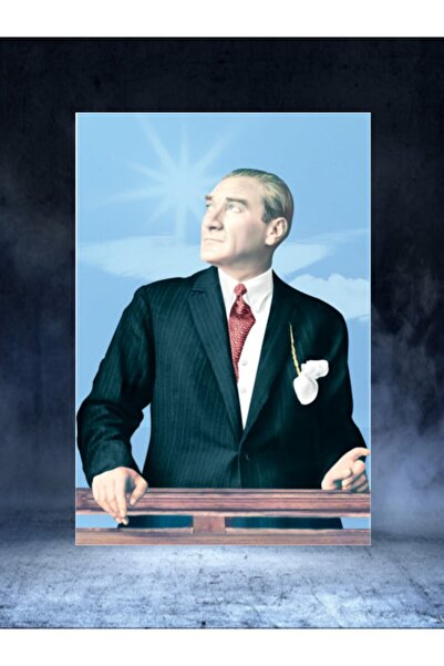 Atatürk Raşel Kumaş 100x150 Posteri