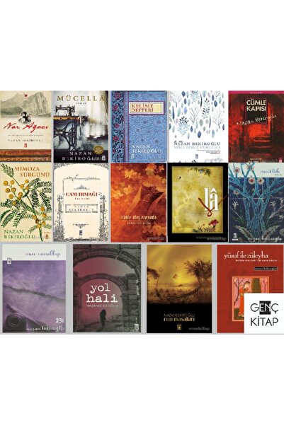 Timaş Yayınları Nazan Bekiroğlu 14 Kitap Set Kelime Defteri-nar Ağacı-yusuf I...