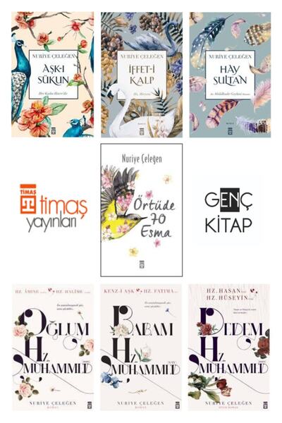Timaş Yayınları Nuriye Çeleğen 7 Kitap Set Oğlum Hz. Muhammed Babam Hz. Muham...