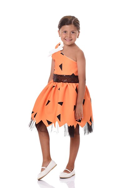 EYLÜL ELİF BUTİK Çakıl Kız Çocuk Elbise