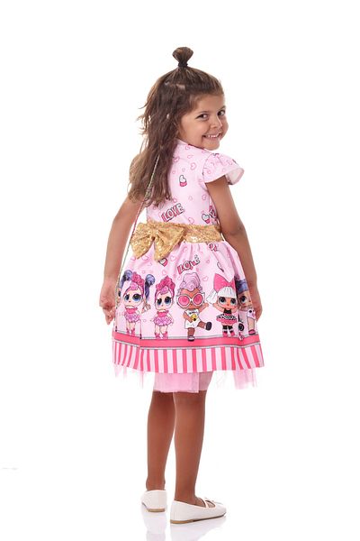 EYLÜL ELİF BUTİK Παιδικό φόρεμα Lol Doll Girl