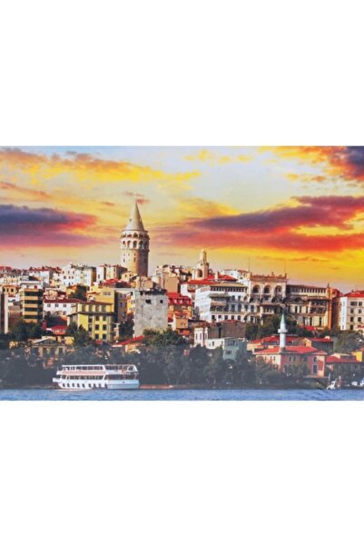 Genel Markalar 240 Parça Puzzle / Eyfel Kulesi- Paris /çingue Terre-italya /galata Kulesi - Istanbul?