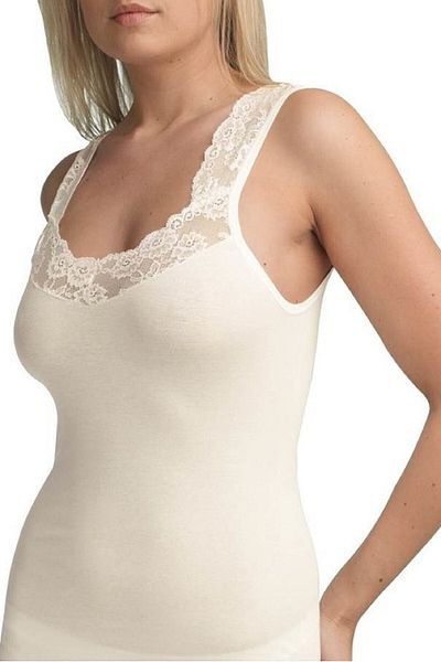 Blackspade Women's Lace Wide Strap Cream Athlete 97% Cotton