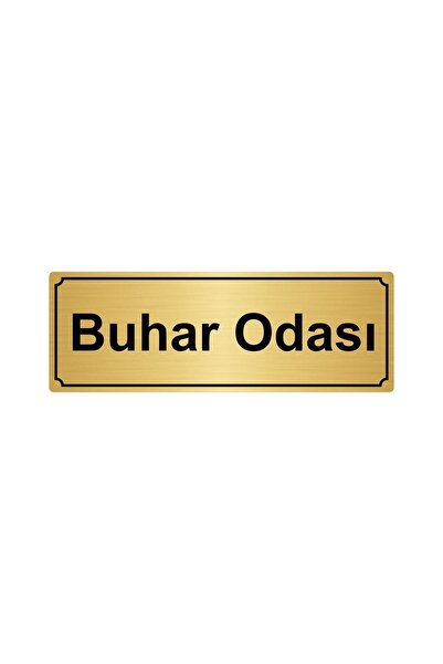 Özarslan Dizayn Steam Room Baffle Board 7Cmx20Cm Gold Color Metal
