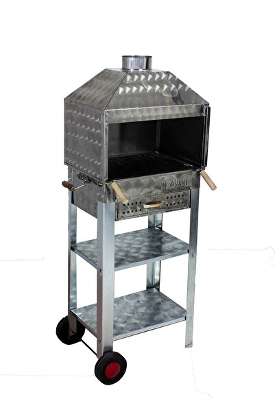 3M Mth-118 Davlumbazlı Bacalı Çekmeceli Maltız Izgaralı Mangal (2 Tekerlekli)