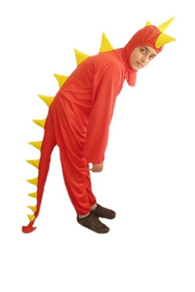 Kostüm Sarayı Στολή αγοριού πορτοκαλί δράκος Μοντέλο 2