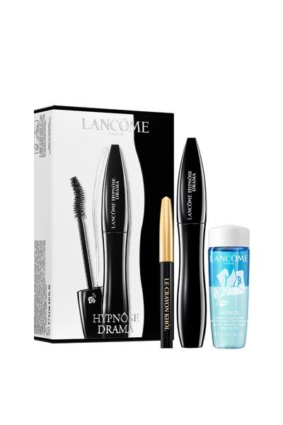 Lancome Hypnose Drama Mascara +crayon Khol Black + Bi-facil Eye Makeup Cleanser 30 Ml Set 3614272965379