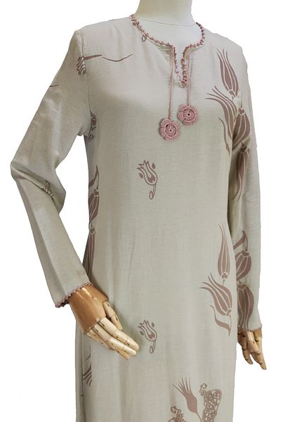 Reis 100% Cotton Sile Cloth Hijab Dress