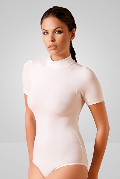 Berrak Γυναικείο Λευκό ελαστικό ύφασμα Αθλητικό Φορμάκι ELF568BER2127