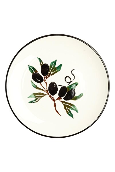 M'art Home Mart Home Olive Round 6-Piece Cake Plate