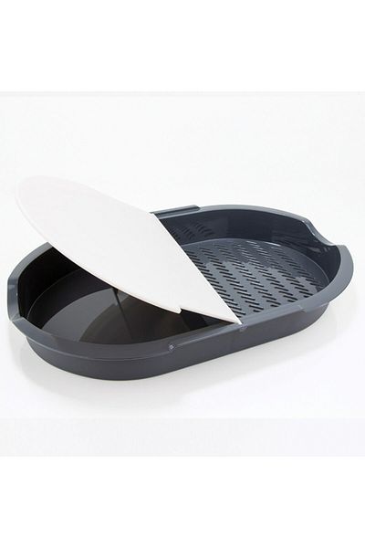 OMAK Decobella Double Chamber Cutting Board