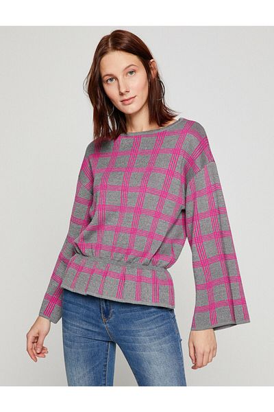 Koton Pulover gri pentru femei 8YAF90102GT