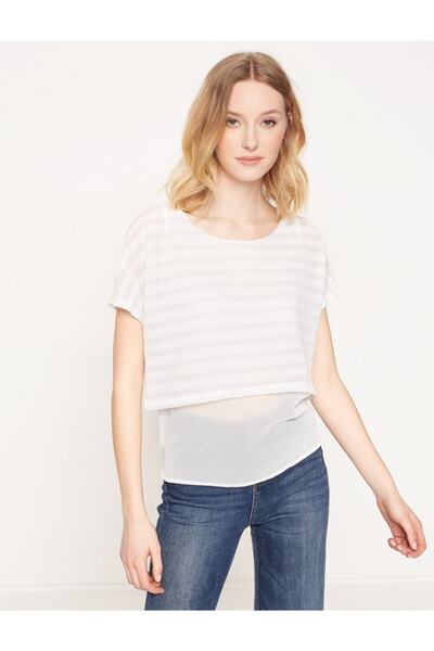 Koton Pulover cu dungi albe de damă