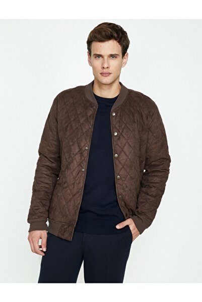 Koton Ανδρικό Καφέ Παλτό 9KAM21124NW