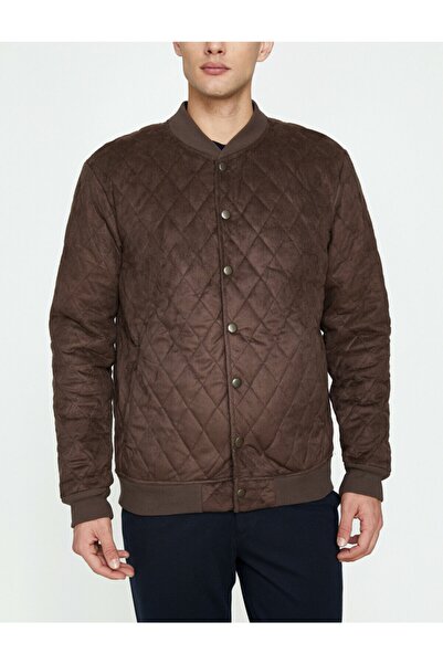 Koton Ανδρικό Καφέ Παλτό 9KAM21124NW