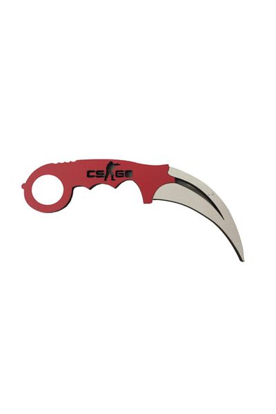 FERMAN HEDİYELİK Wooden Cs Go Knife - Red