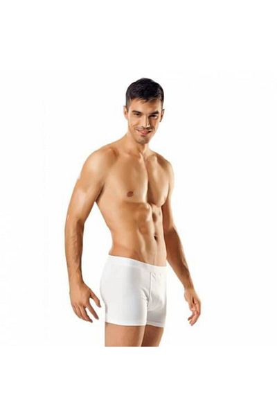Tutku White Lycra Ανδρικά Boxers 6 τεμαχίων - 0114s