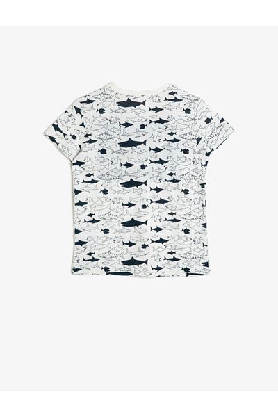 Koton Boy's White T-Shirt