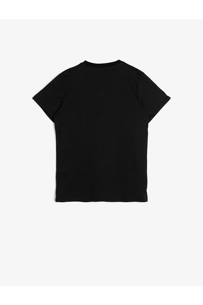 Koton Kids Tricou negru pentru băiat