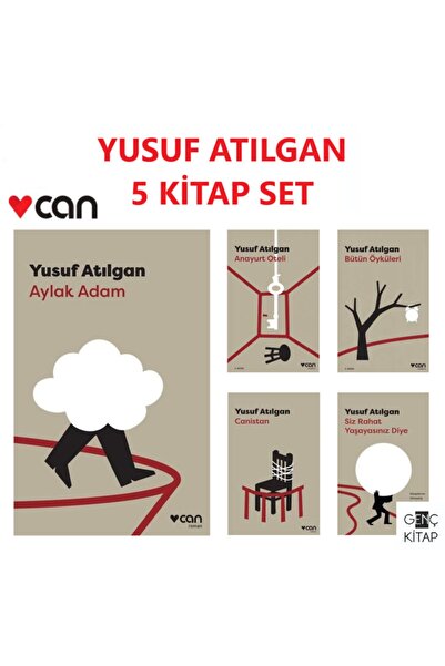 Can Yayınları Yusuf Atılgan 5 Kitap Set Aylak Adam-anayut Oteli-canistan-siz ...
