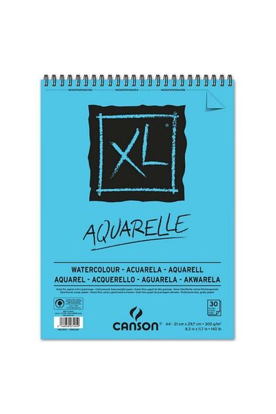 Canson Can XL Aquarelle A4 300gr30pWater Color Notebook