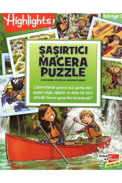 Dikkat Atölyesi Yayınları Highlights Amazing Adventure Puzzle Set of 2
