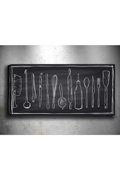 KanvasSepeti 30x90 Cm Dekoratif Kanvas Tablo 206303467-3090