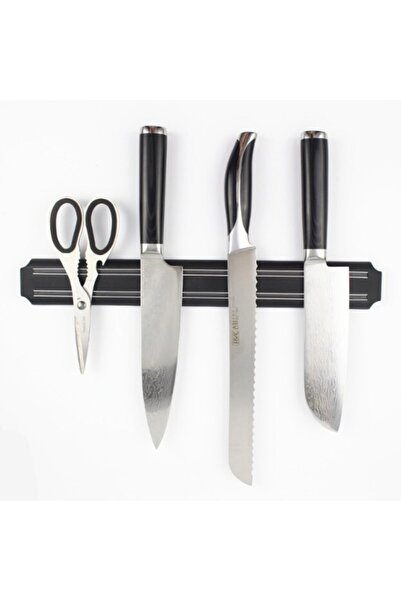 Genel Markalar 33 Cm Mıknatıslı Bıçak Askısı Makas Satır Tutucu Rafı