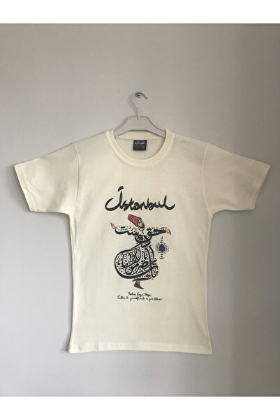 Unısex Derviş Baskılı Mevlana Tshirt