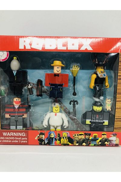 Kids Roblox 13-Piece Boxed Toy Set - Gift Pack with 6 Figures