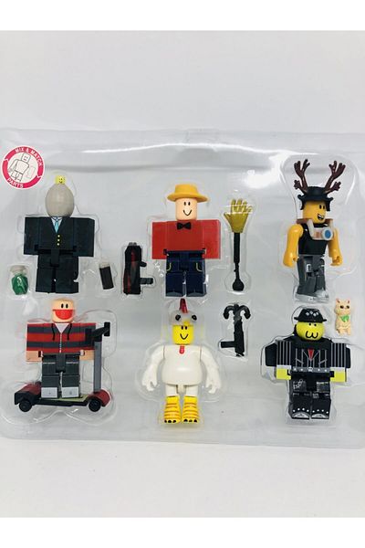 Kids Roblox 13-Piece Boxed Toy Set - Gift Pack with 6 Figures
