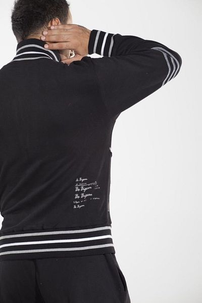 Big Sam Black Casual Jacket 3513