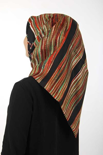 Cacharel Women's Brown Twill Silk Scarf