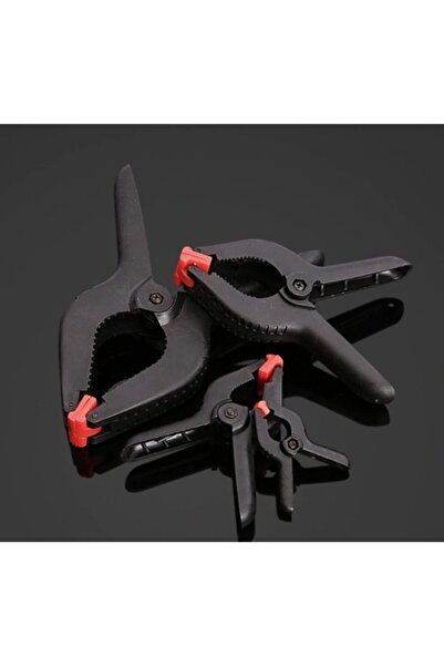 Depolife Mandal Tipi Mengene Işkence Plastik Kelepçe Güçlü Mafsallı Çene 4 Parça Kıskaç Mengene