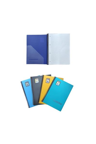 Gıpta Chromo (a4) Pp Cover Spiral Notebook - carouri 140 Yp 4 buc