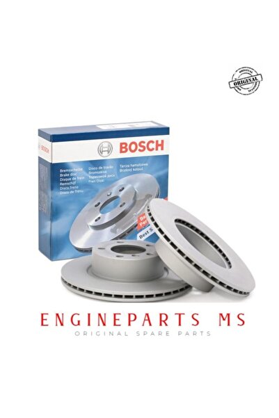 Bosch 2 Adet FREN DISKI ON HAVALI (240-4)-(HONDA JAZZ 2002/2008/CITY 2005/201...