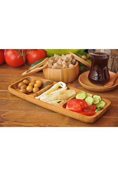 Bambum Ganberi 3-Compartment Sauce Bowl Set