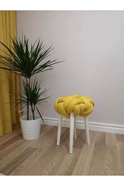 düğüm yastık Düğüm Sarı Tabure