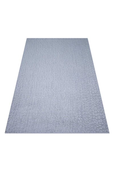 Hakan Gri Karo Desen Welsoft Halı Örtüsü