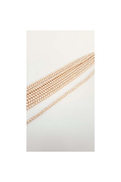 Hobigram جانجان خرز كريستال كريمي 8 ملم