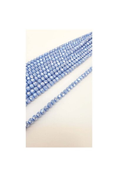 Hobigram خرزة كريستال جانجان أزرق فاتح 8 ملم