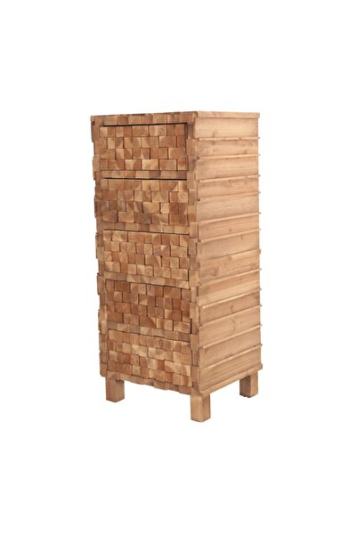 GAN DECOR Naturel Şifonyer