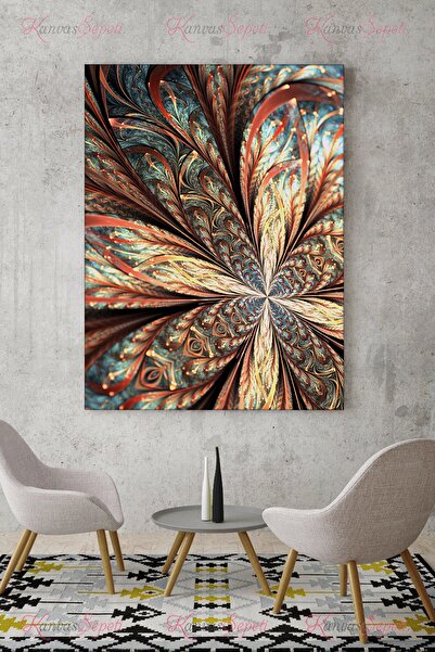 KanvasSepeti 70x50cm Orta Boy Soyut Kanvas Canvas Tablo Tablolar