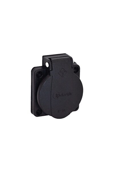 Genel Markalar T-plast 1x16a 220v Pano Prizi Siyah