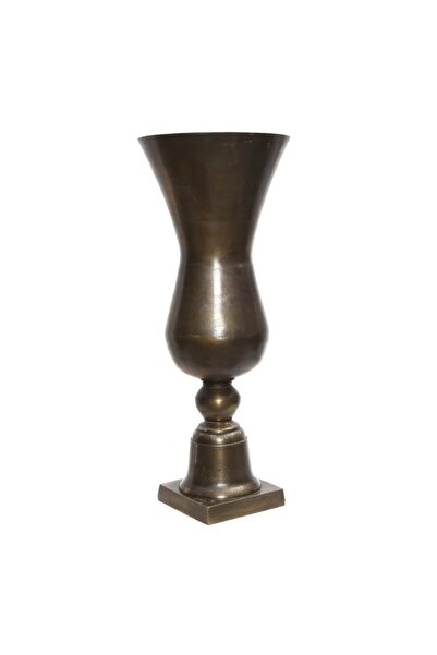GAN DECOR Bakır Eskitme Metal Vazo