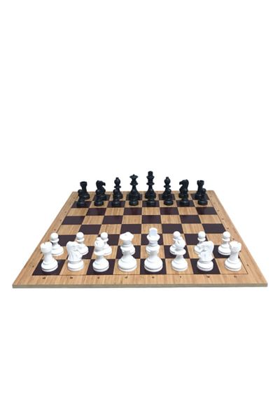 Yeni Satranç Professional Chess Set with Wooden Floor - Mdf