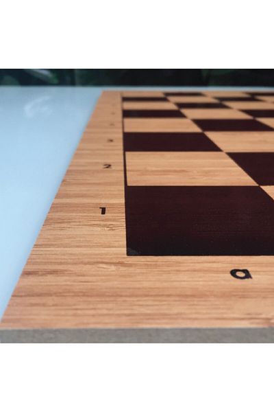 Yeni Satranç Bamboo MDF Wooden Chess Floor